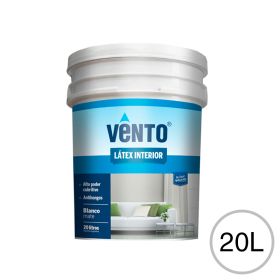 Pintura latex acrilico interior blanco mate balde x 20l