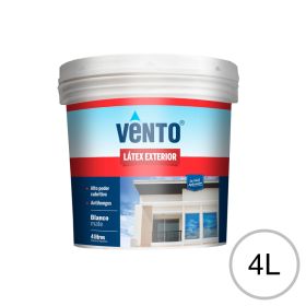 Pintura latex acrilico exterior blanco mate balde x 4l