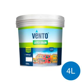 Pintura latex acrilica Color exterior interior azul balde x 4l