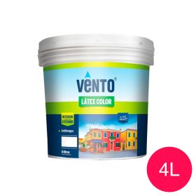 Pintura latex acrilica Color exterior interior rojo balde x 4l