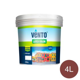 Pintura latex acrilica Color exterior interior terracota balde x 4l