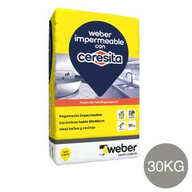 Weber impermeable c/ceresita x 30kg