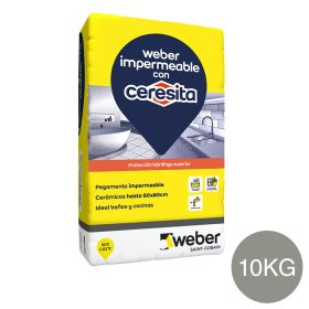 Weber impermeable c/ceresita x 10kg