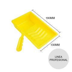 Bandeja mini plastica con manija linea Profesional 130mm x 190mm