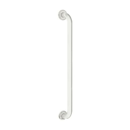 Agarradera p/baño recta acero inoxidable blanco 600mm