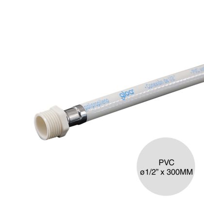 Flexible agua fria PVC ø 1/2" x 300mm