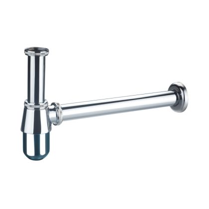 Descarga c/sifon clasica extensible telescopico acero inoxidable cromo brillante ø 32mm