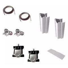 Sistema corredizo p/placard aluminio hoja adicional x 2.20m