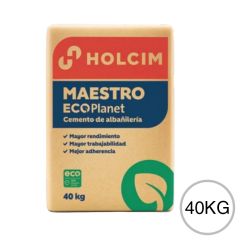 Cemento albañileria Maestro Ecoplanet/Revofacil no estructural submuraciones mamposteria contrapisos revoques bolsa x 40kg