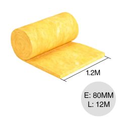 Lana de vidrio Micro Aire® PV Sin Revestir 80mm 1.2m x 12m x 14.4m2