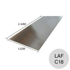 Chapa lisa LAF C18 1.22m x 2.44m x 1.25mm