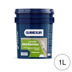 Pintura latex Profesional exterior interior blanco mate lata x 1l