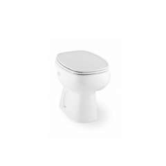 Inodoro corto Monaco apoyo blanco 375mm x 390mm x 525mm