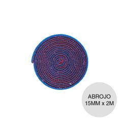 Abrojo sujetador Afix azul-rojo 15mm x 2m