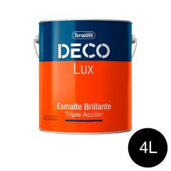 Deco Lux Esmalte Sintetico Brillante Negro x 4l