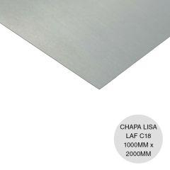 Chapa lisa acero laminado en frio obras civiles C18 1.27mm x 1m x 2m