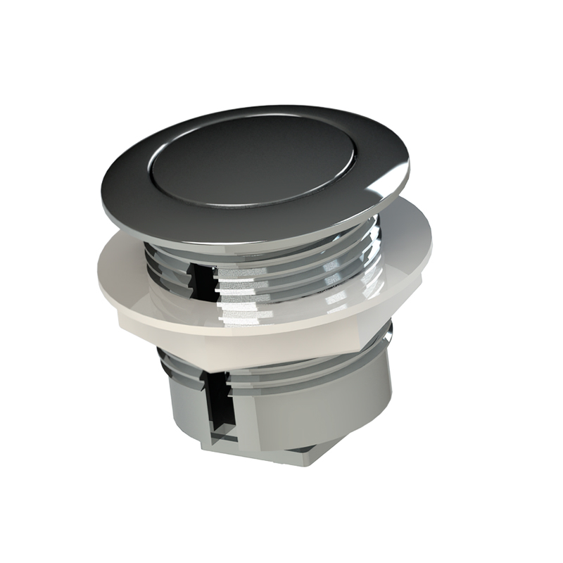 Boton accionamiento superior p/deposito inodoro cromado ø 38mm x ø 40mm