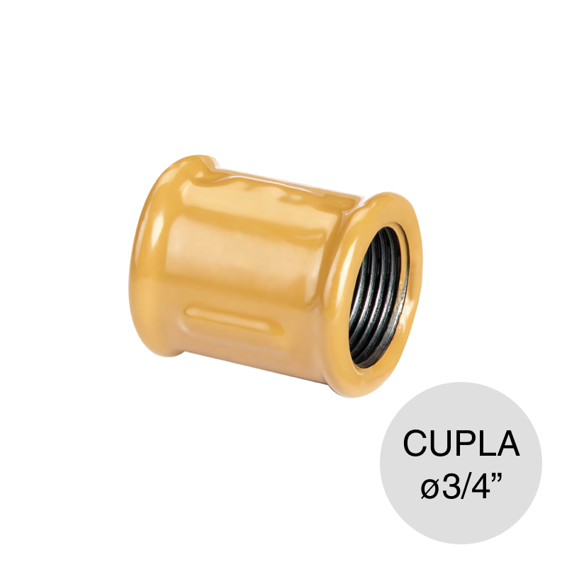 Cupla Epoxi gas union rosca ø 3/4"