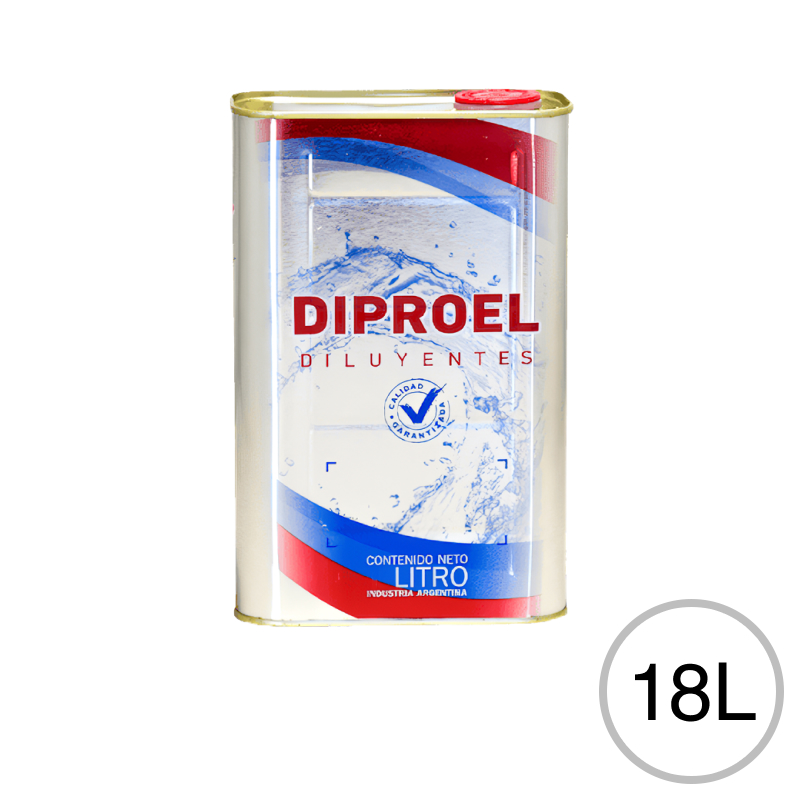 Diluyente thinner Oro pinturas lacas lata x 18l