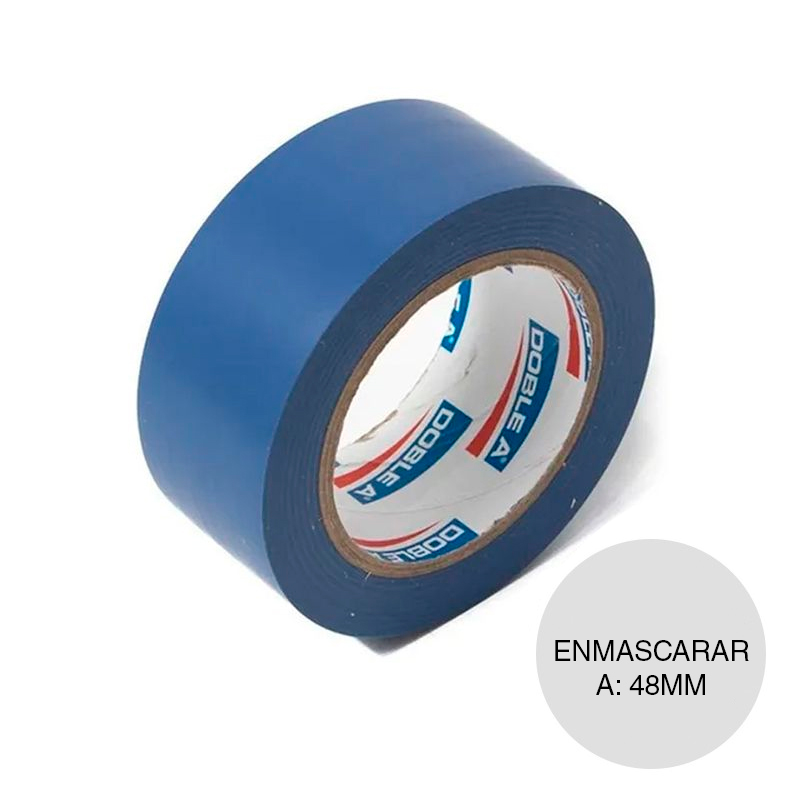 Cinta enmascarar papel C900 UV pintor profesional azul rollo x 48mm x 40m