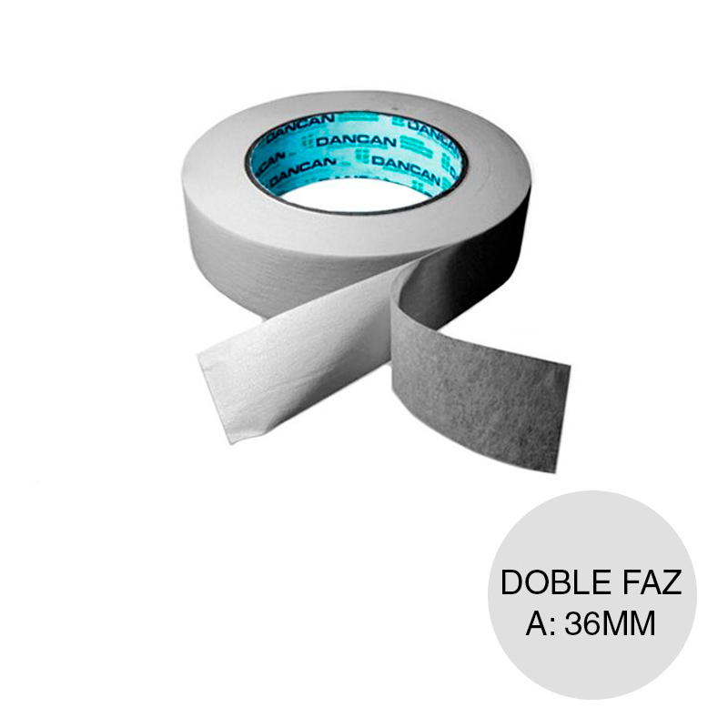 Cinta enmascarar doble faz papel rollo x 36mm x 30m