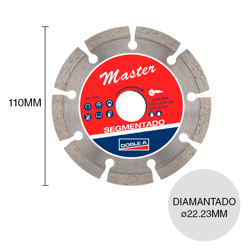 DISCO DIAMANTADO SEGMENTADO 115MM