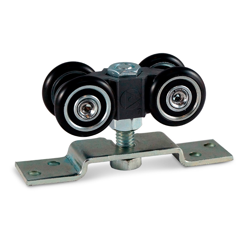 Carro DN-80 SR p/porton 80kg acero cincado plata