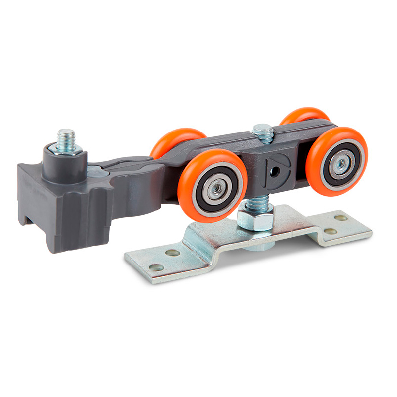 Carro c/freno DN-80 CF p/puerta de paso 80kg