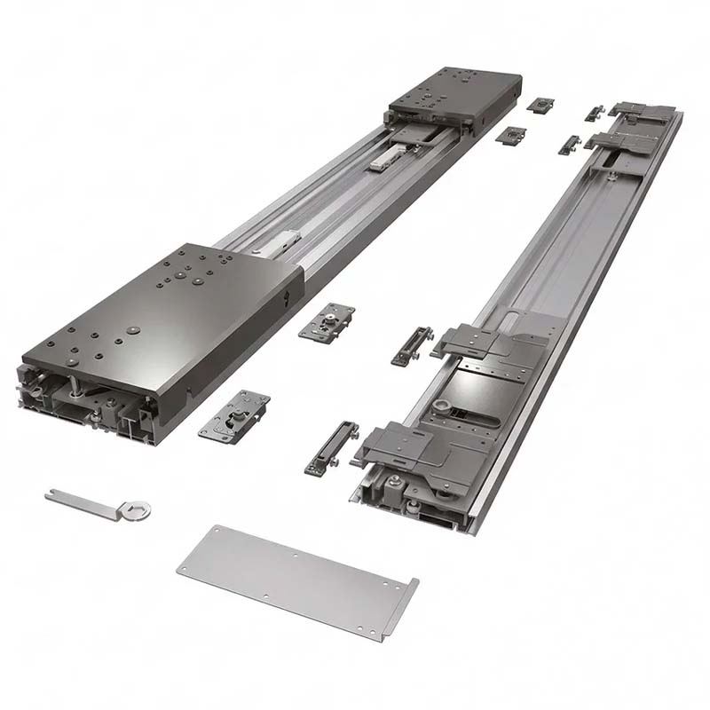 Sistema corredizo p/placard 2 hojas 80kg Coplanar CP-80 1m