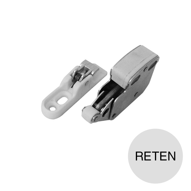 Reten puerta acero p/bisagra push