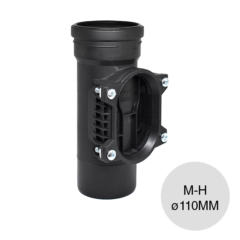 Caño camara X macho-hembra desagüe cloacal pluvial polipropileno ø 110mm