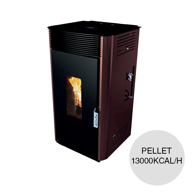 Estufa pellet Argentum 13000kcal/h bronce tropical 555mm x 566mm x 1.01m