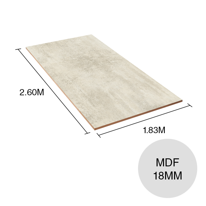 Tablero melamina MDF ST10 cromo blanco 18mm x 1.83m x 2.60m