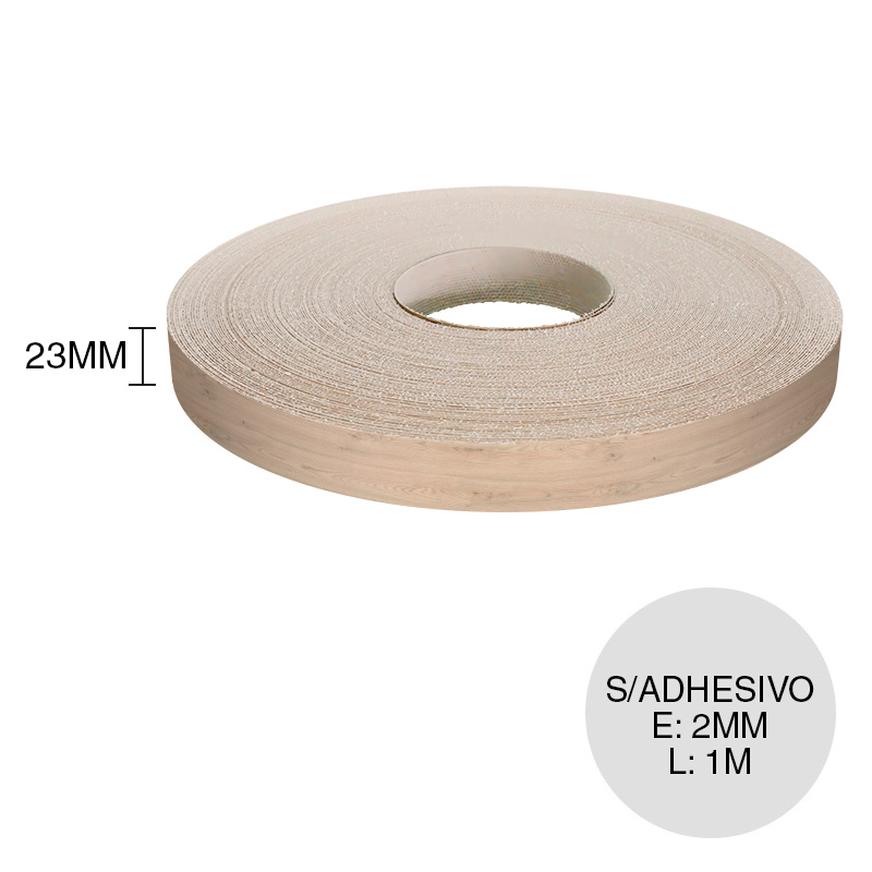 Canto ABS sin adhesivo H1710 ST10 castaño kentucky arena 2mm x 23mm x 1m