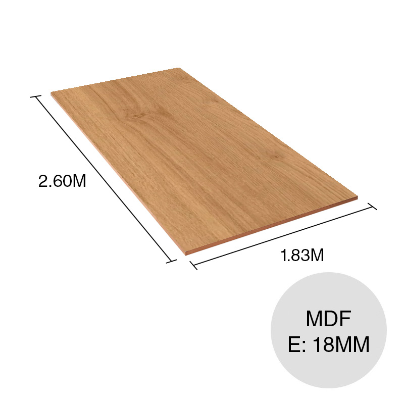 Tablero melamina MDF H3171 ST12 roble kendal encerado 18mm x 1.83m x 2.60m