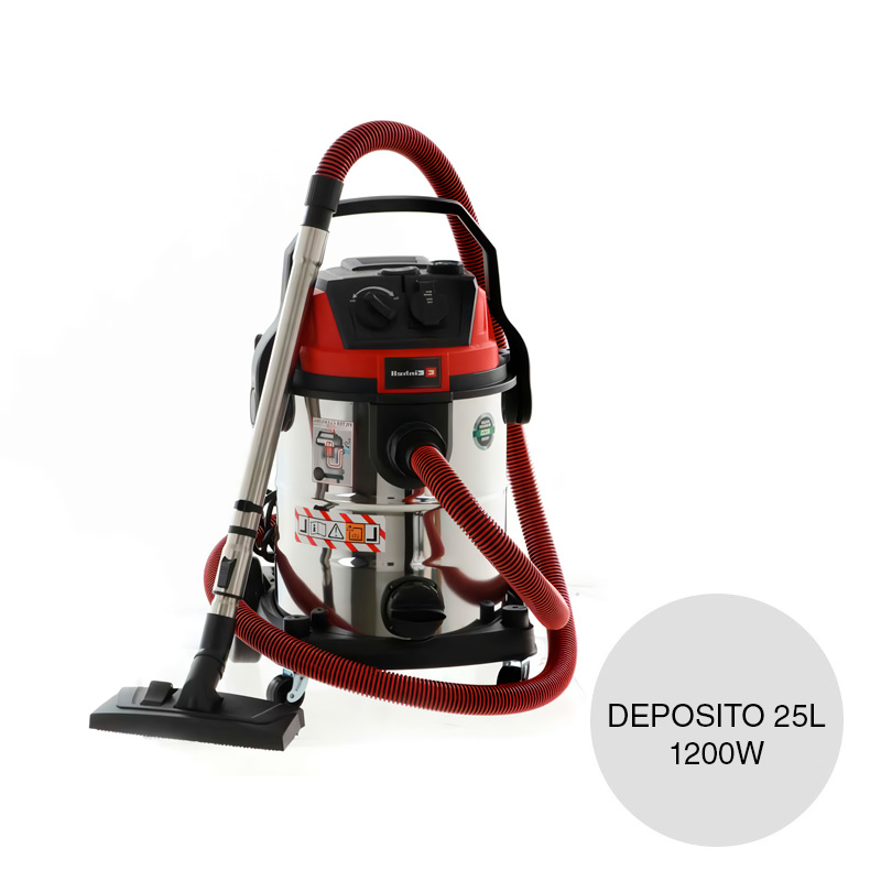 Aspiradora polvo/agua TE-VC 2025 deposito 25l 1200w