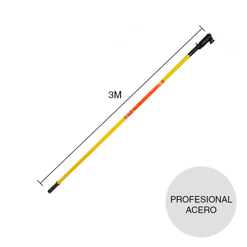 Extensor-alargue acero para rodillo telescopico regulable linea Profesional x 3000mm