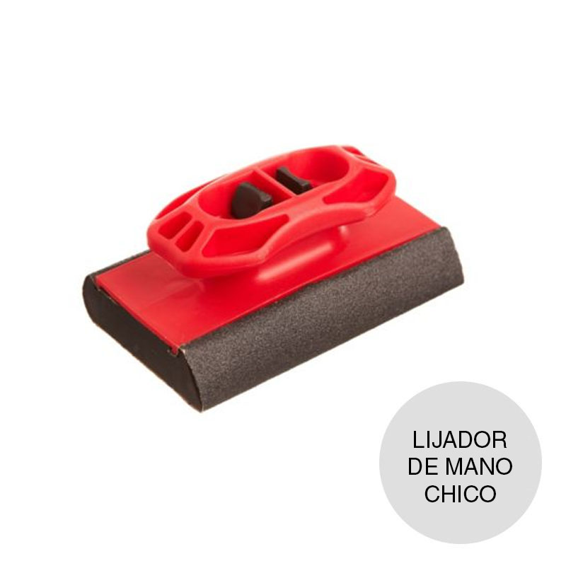 Taco Lijador de mano chico linea Profesional 70mm x 120mm