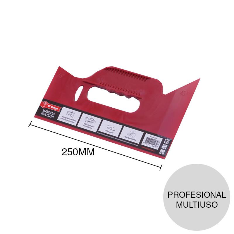 Manopla profesional multiuso plastica 250mm