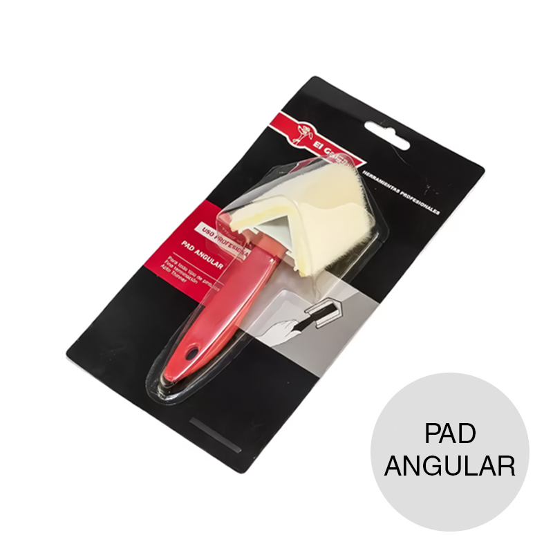 Aplicador pad angular Profesional terminaciones esquinas