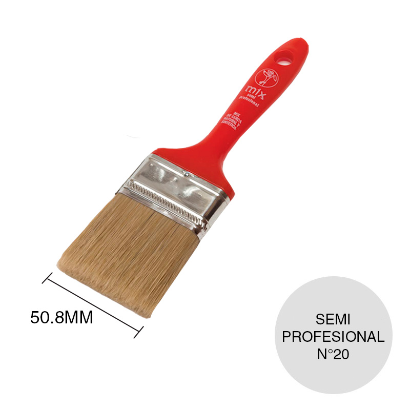 Pincel Nº20 linea Mix cerda natural virola/2 x 50.8mm