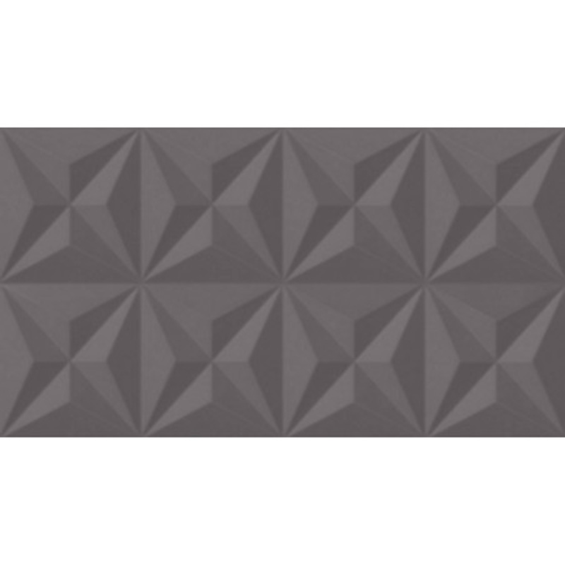 Revestimiento ceramico Estrela Carbono gris satinado borde rectificado 325mm x 590mm 8u x caja 1.53m²