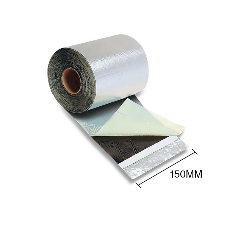 Membrana asfaltica autoadhesiva Fitaflex c/aluminio 150mm x ml