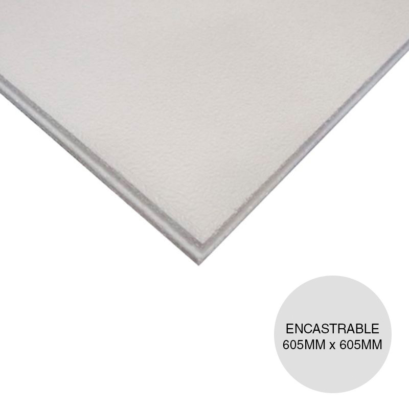 Placa cielorraso encastrable CieloFast natural 35mm x 605mm x 605mm