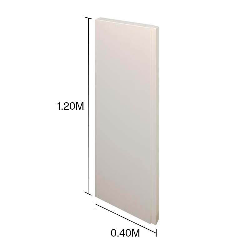 Placa solida termoacustica Neosteel EPS Isopor F 71mm x 400mm x 1.20m pack x 6u