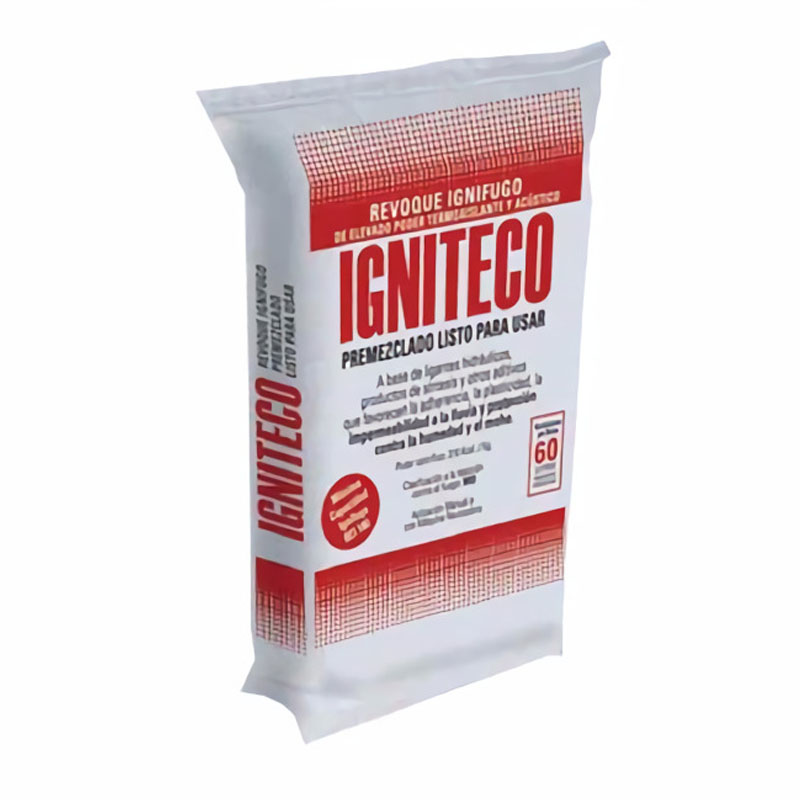 Revoque ignifugo Igniteco proyectable-manual bolsa x 60l