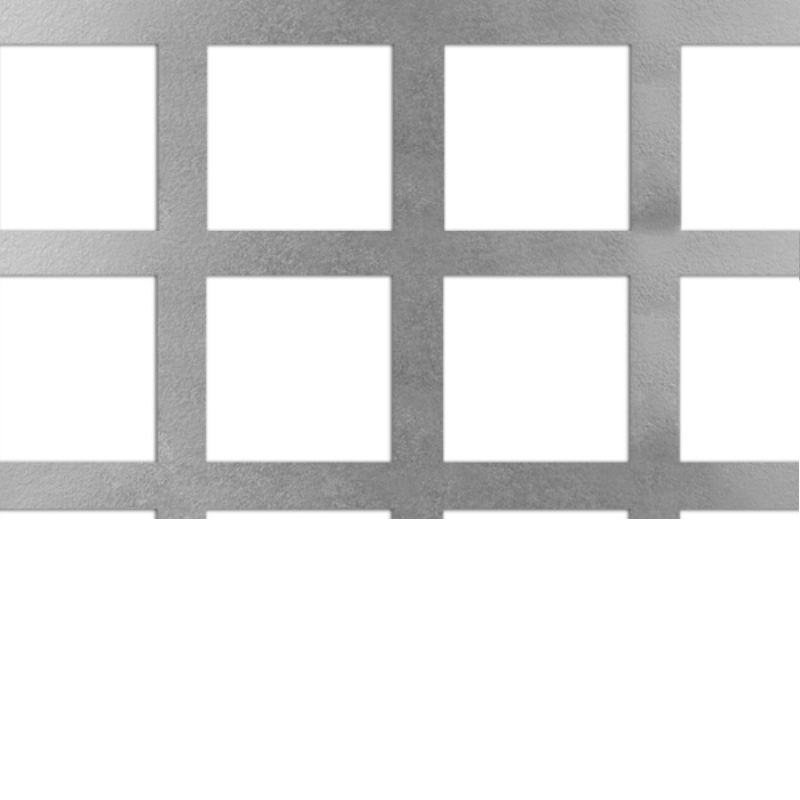 Chapa perforacion Cuadrada 20mm C18 hoja 1m x 2m