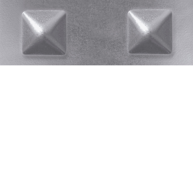 Chapa Estampada Diamante en Fila 20mm C20 hoja 1m x 2m