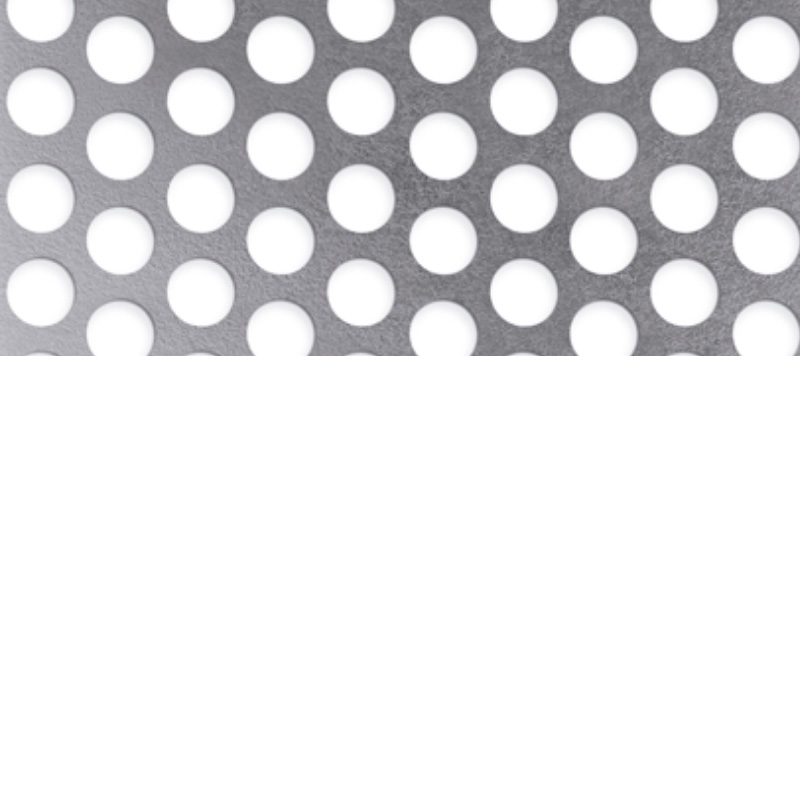Chapa perforacion Redonda 6mm C18 hoja 1m x 2m
