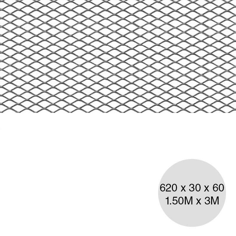 Metal desplegado 620 x 30 x 60 hoja 1.50m x 3m